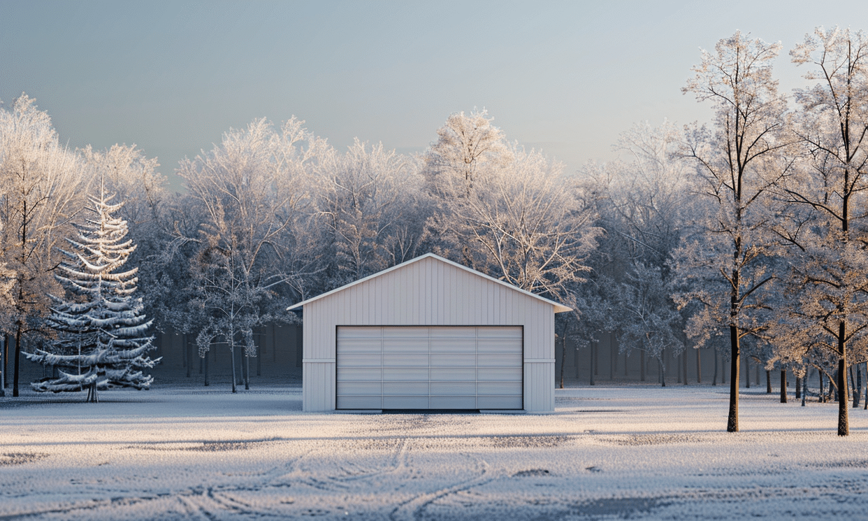 Steel garage kits for BC homes offering durable and customizable storage solutions