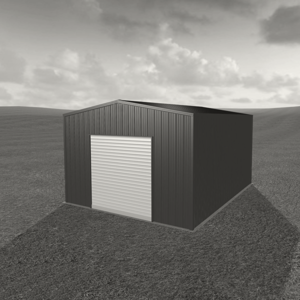 A spacious 16x20 metal shed with sturdy construction ideal for extra storage or workshop space in residential backyards.