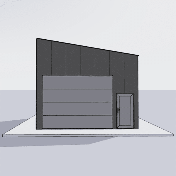 Garage package 16x20 with space for two vehicles, featuring durable materials and a practical design for residential use.