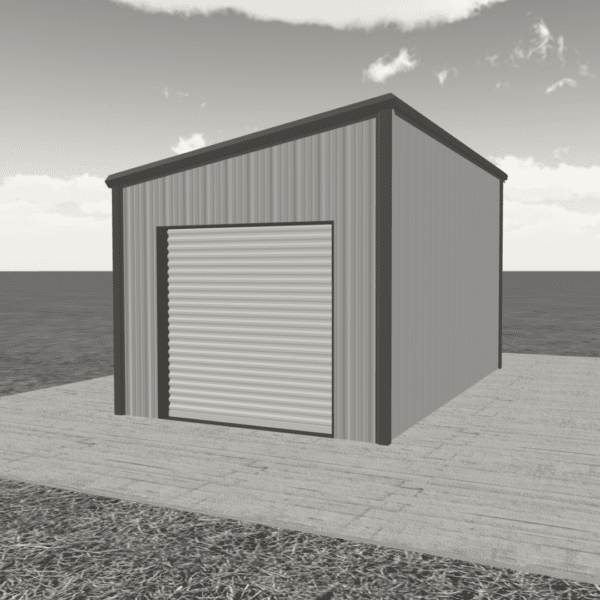 12x20 metal building MB212122010S0 designed for durability and versatility ideal for storage or workshop needs.