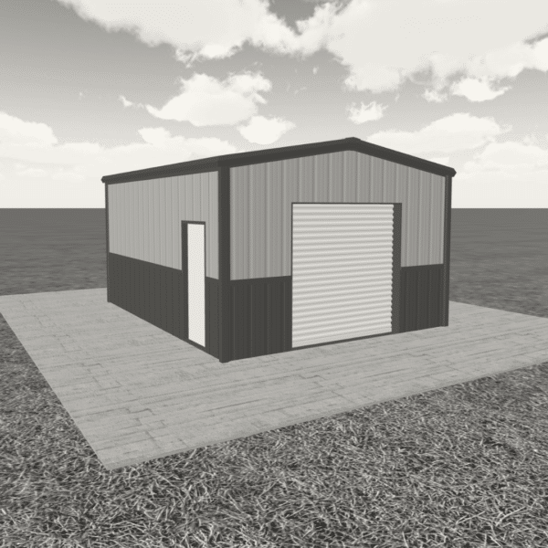 16x20 Metal Building MB212162010W0 featuring a durable design for storage, workshops, or studio spaces ideal for homeowners and businesses.