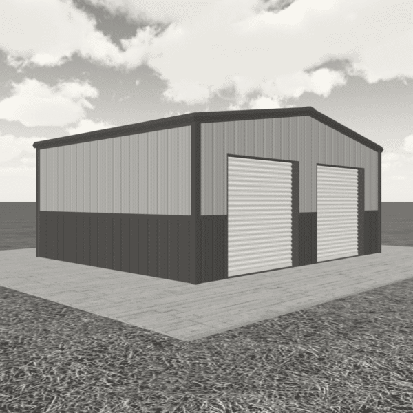 20x24 Metal Building MB212202410W0 featuring a robust design suitable for storage or workshop use