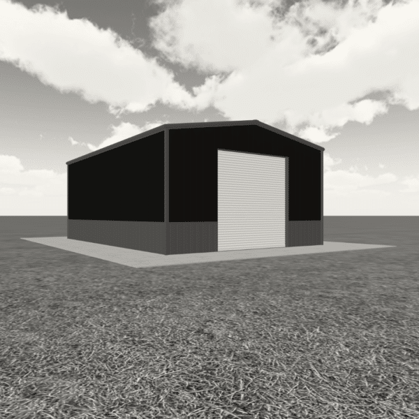 30x40 metal building MB212304016W0 showcasing a durable steel structure ideal for storage and workshops.