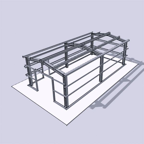 Steel building kit 20x40 feet designed for versatile construction projects, featuring durable materials and easy assembly options.