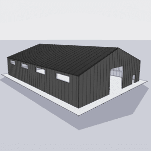 Steel building kit 60x80 designed for durability and versatility, perfect for commercial and agricultural use.